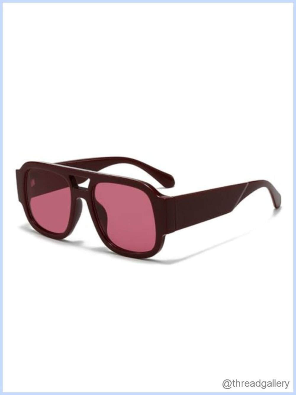 Retro Square Sunglasses UV400 Protection Full Frame Unisex Eyewear
